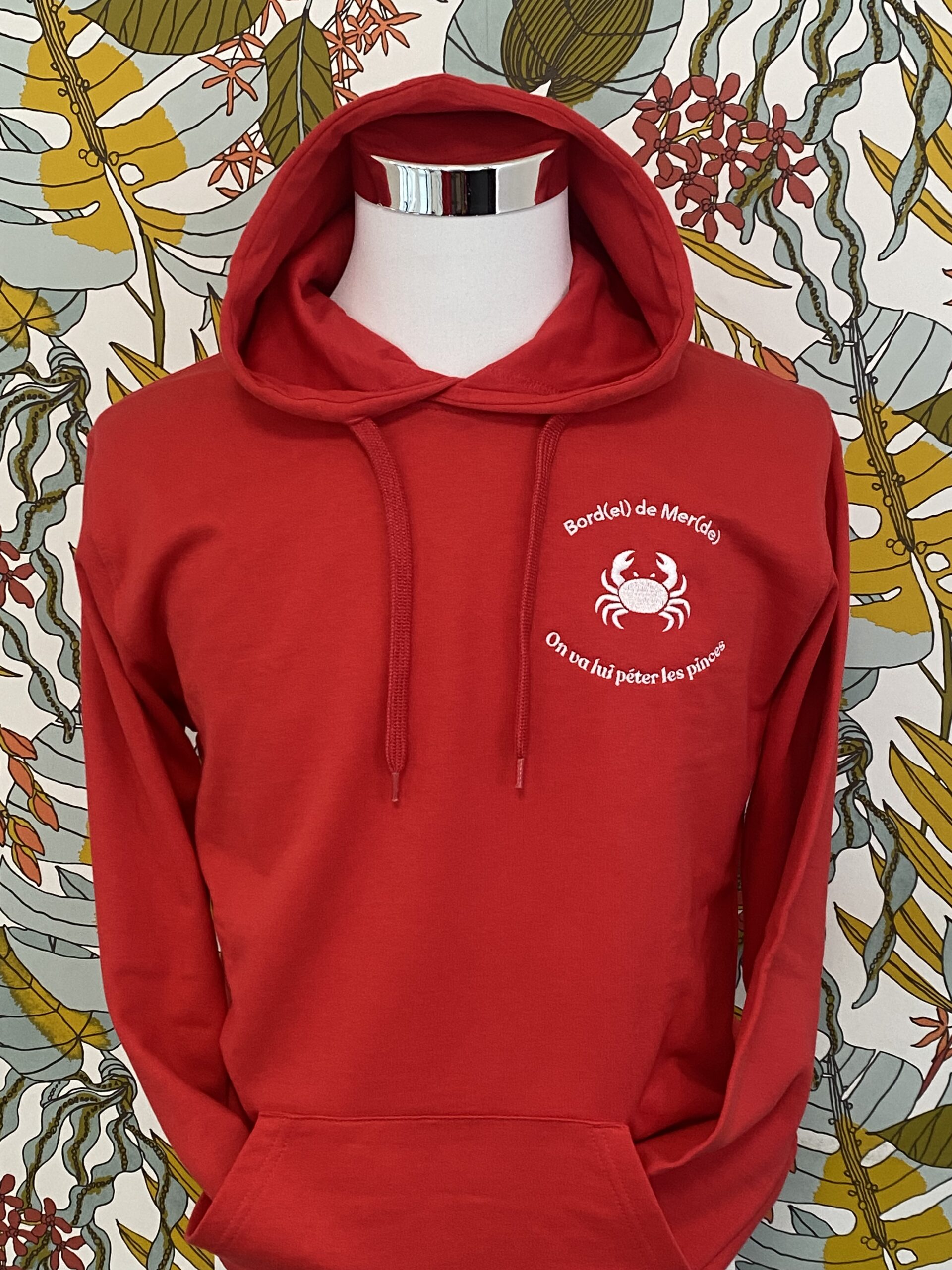 Sweat à capuche brodé. Modèle mixte. – Image 8
