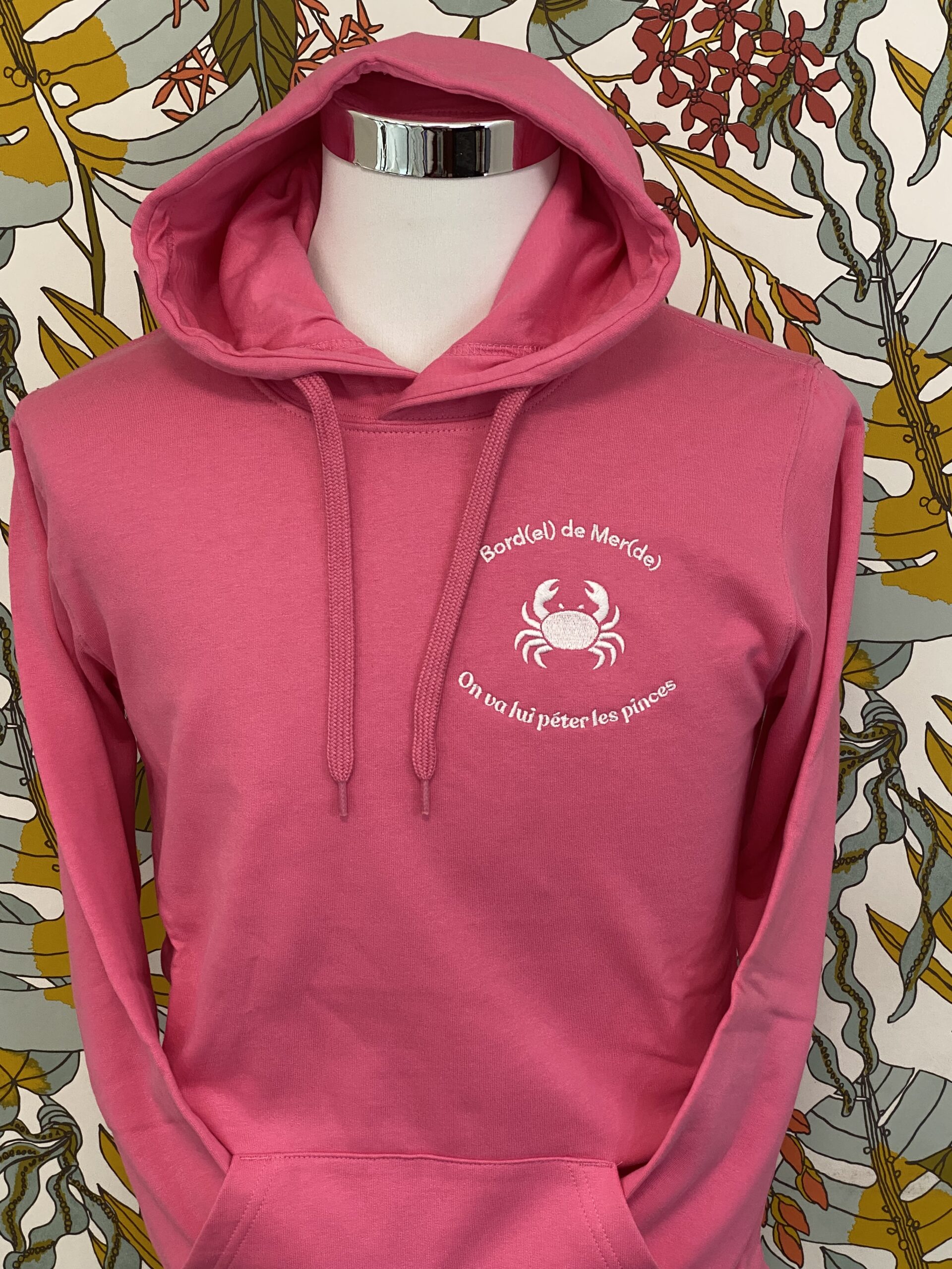 Sweat à capuche brodé. Modèle mixte. – Image 2